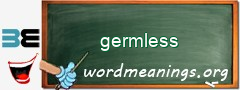 WordMeaning blackboard for germless